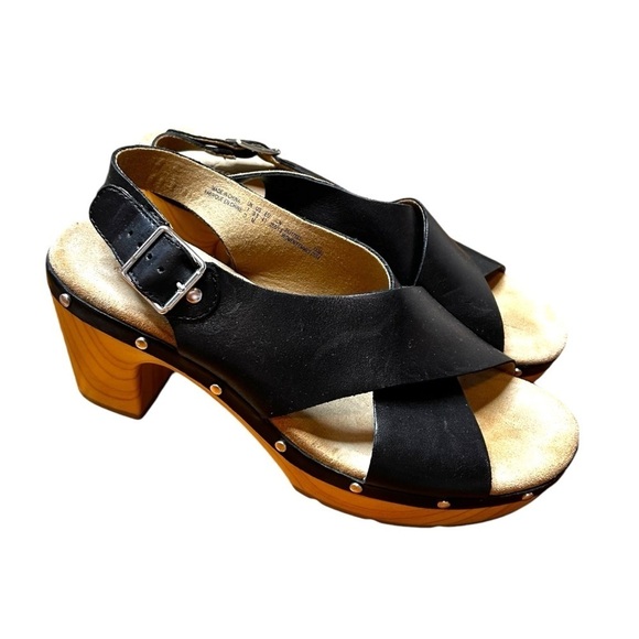 Clarks Womens Ledella Club Open Toe Ankle Strap Slingback Sandals- Size 9.5 - Picture 4 of 8